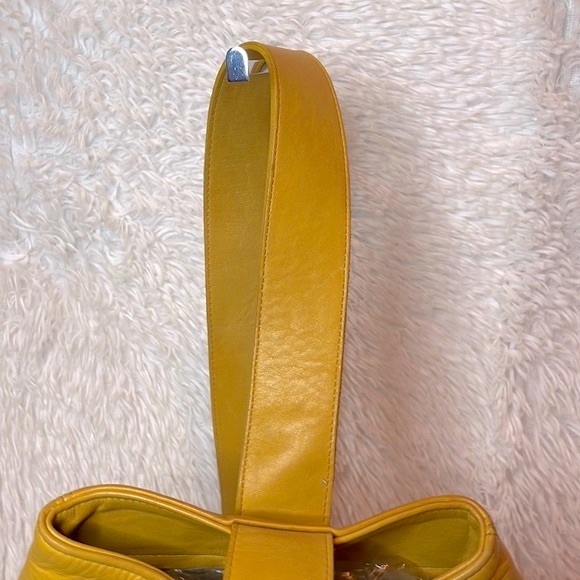 Coach Mustard Leather Backpack - Picture 5 of 16